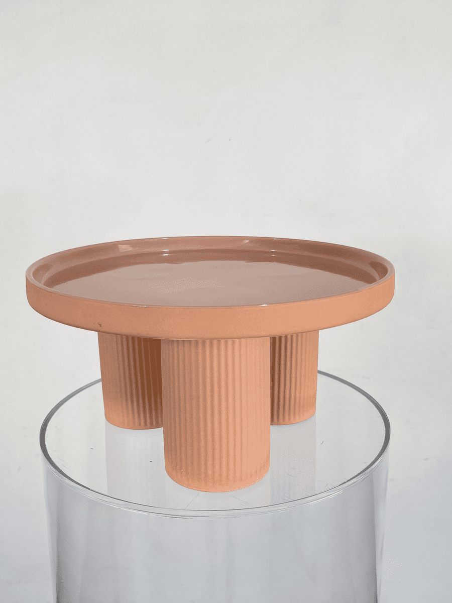 ROSE RIPPLE CAKE STAND