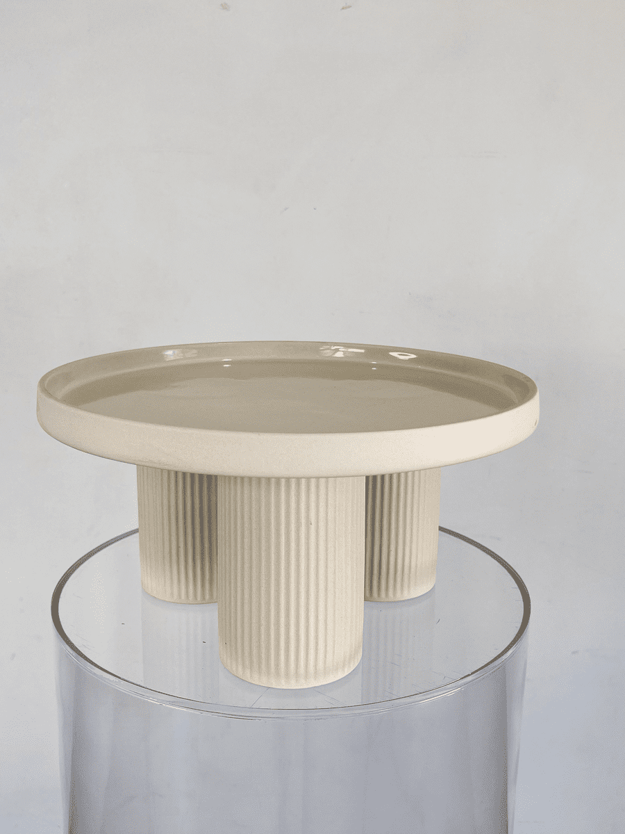 STONE RIPPLE CAKE STAND
