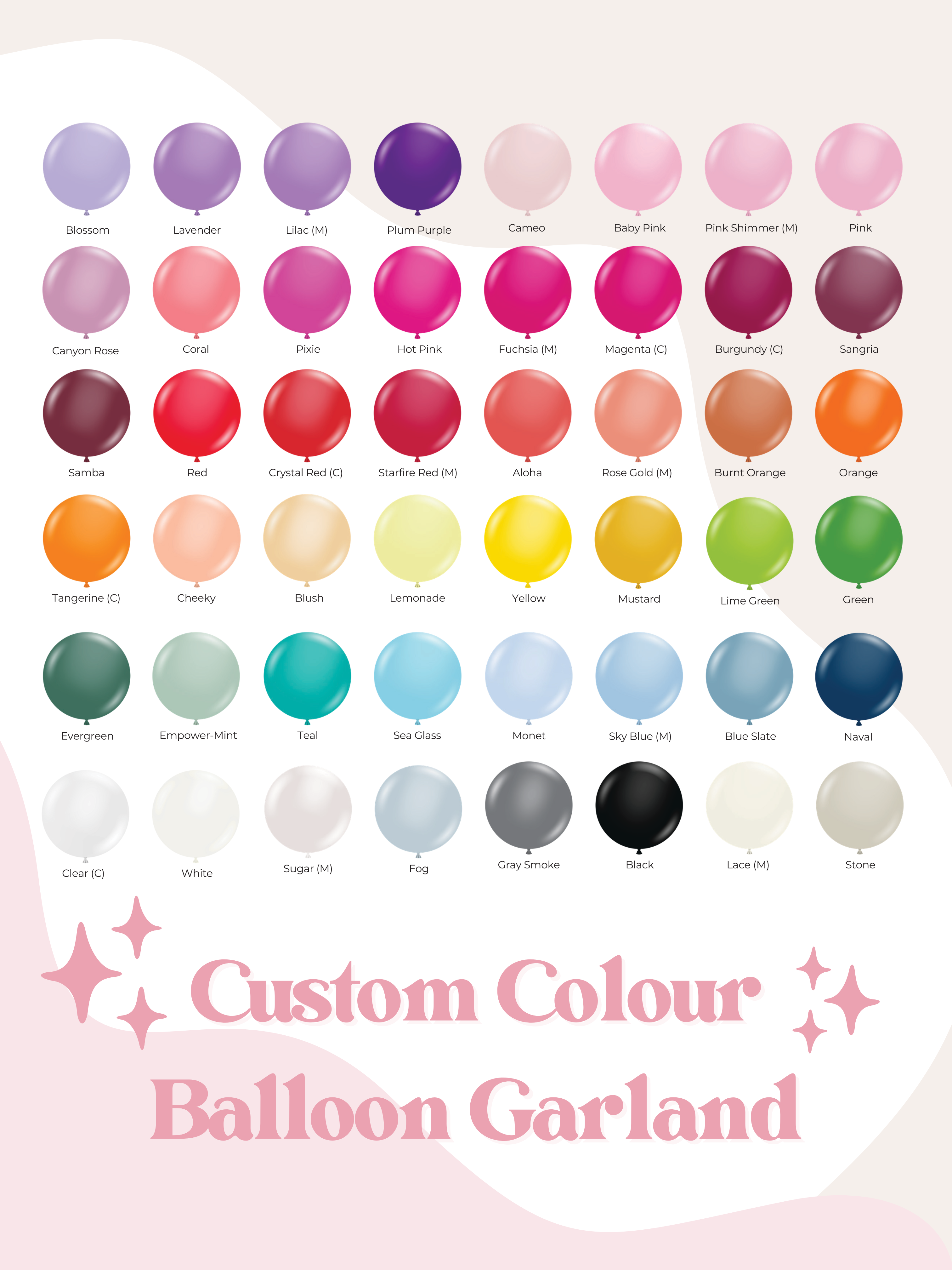 Custom Colour – Luxe DIY Balloon Garland Kit