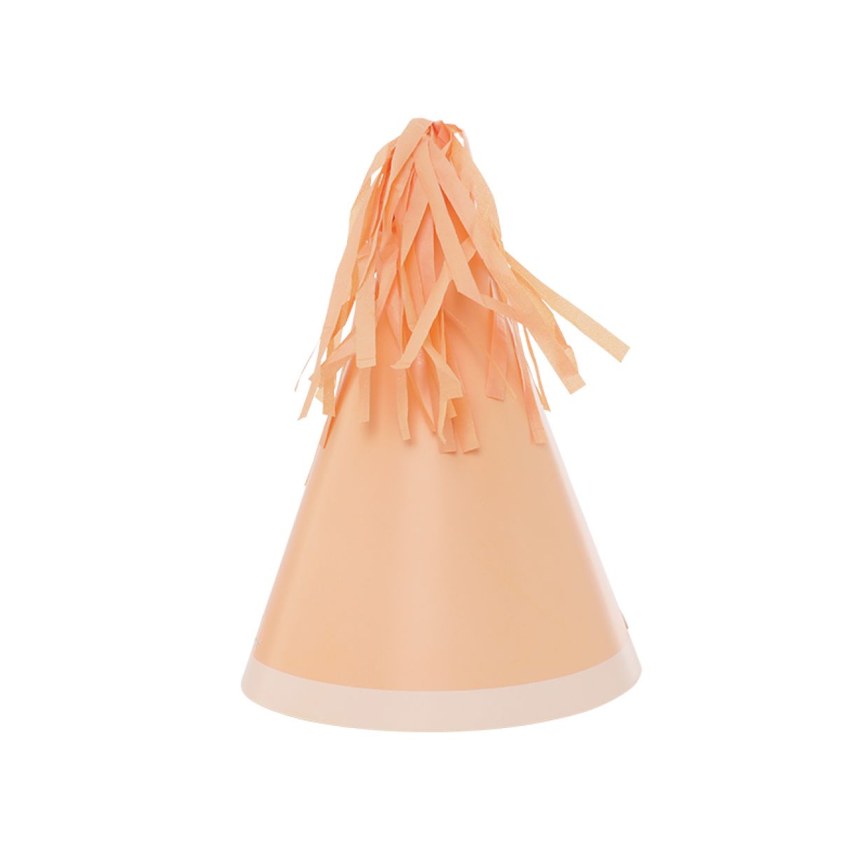 Five Star 10pk Paper Party Hat with Tassel Topper Pastel Peach