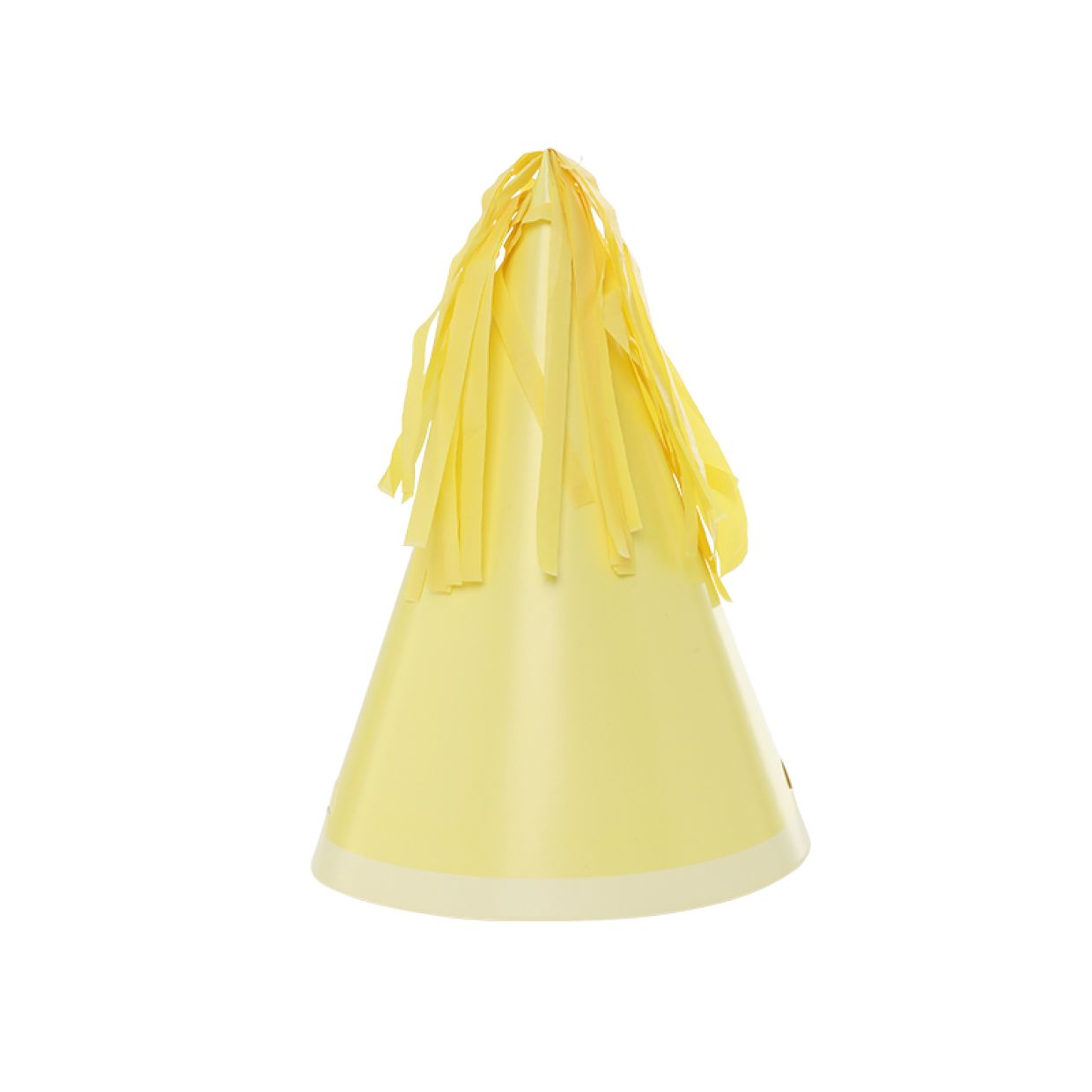 Five Star 10pk Paper Party Hat with Tassel Topper Pastel Yellow