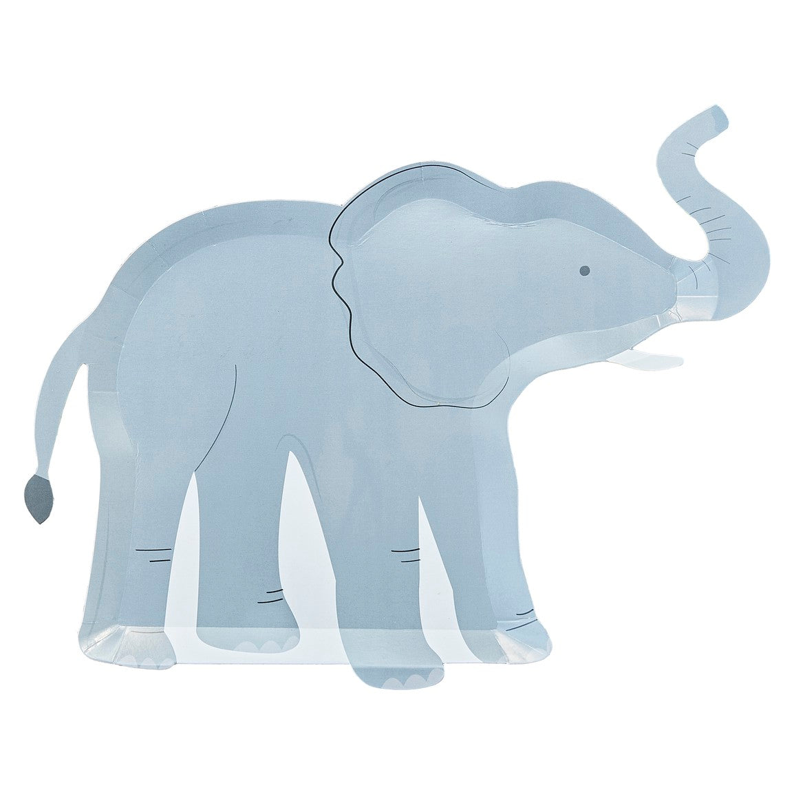 Ginger Ray 8pk Wild Jungle Elephant Plates