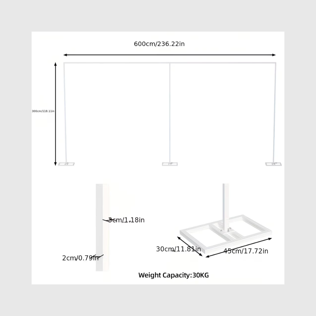 Adjustable Heavy-Duty Metal Frame