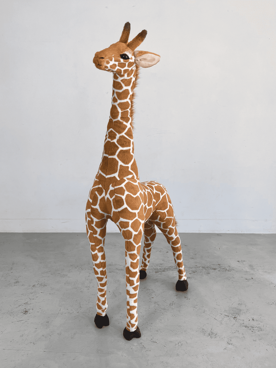 GIRAFFE FREE STANDING PLUSH TOY