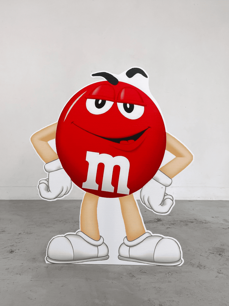 M M Sign M&M's STANDEE SET