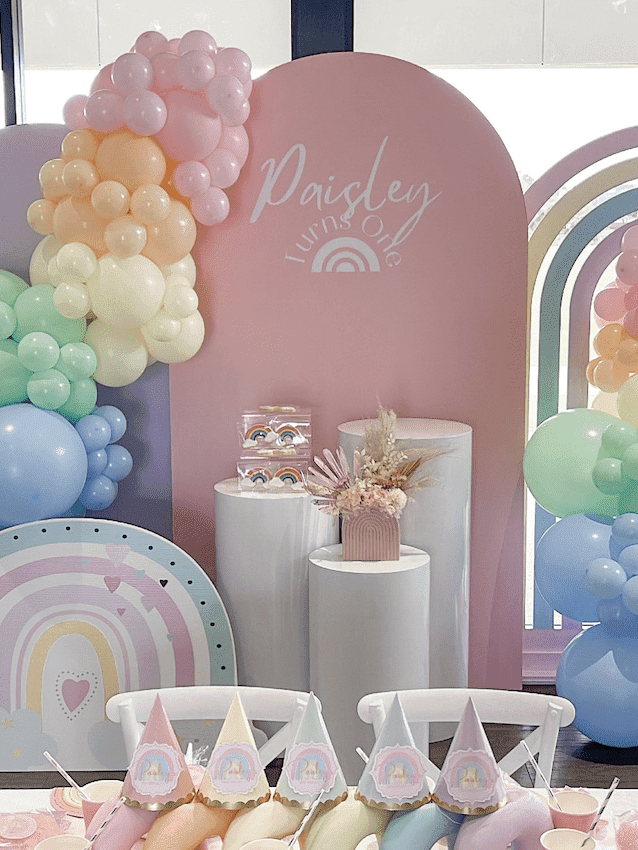 PASTEL PARTY BALLOON GARLAND