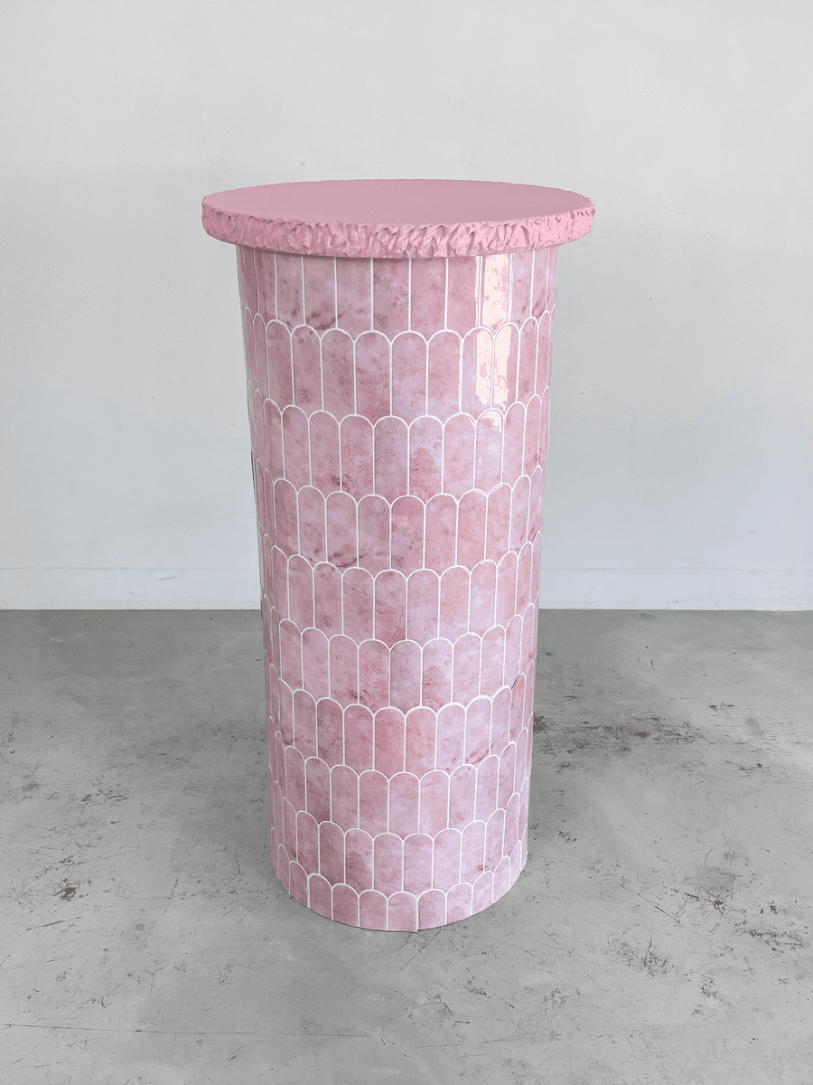 PINK SCALED PLINTH