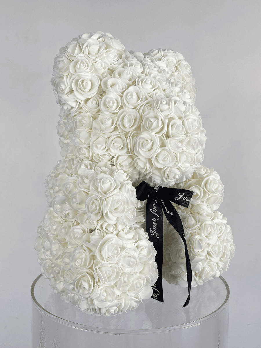 WHITE ROSE BEAR