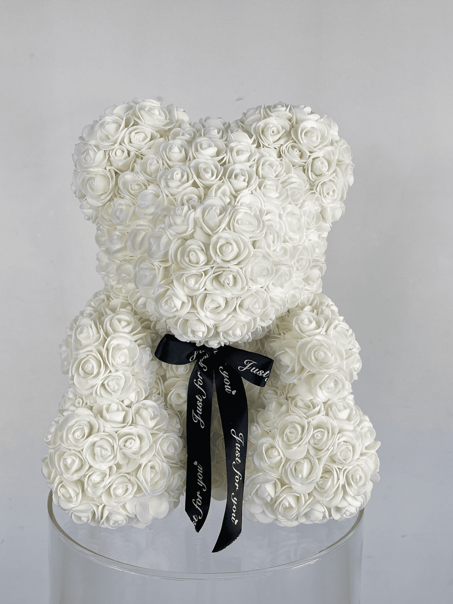 WHITE ROSE BEAR